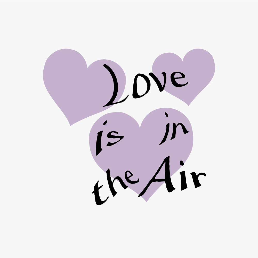 LOVE IS IN THE AIR CROP TANK