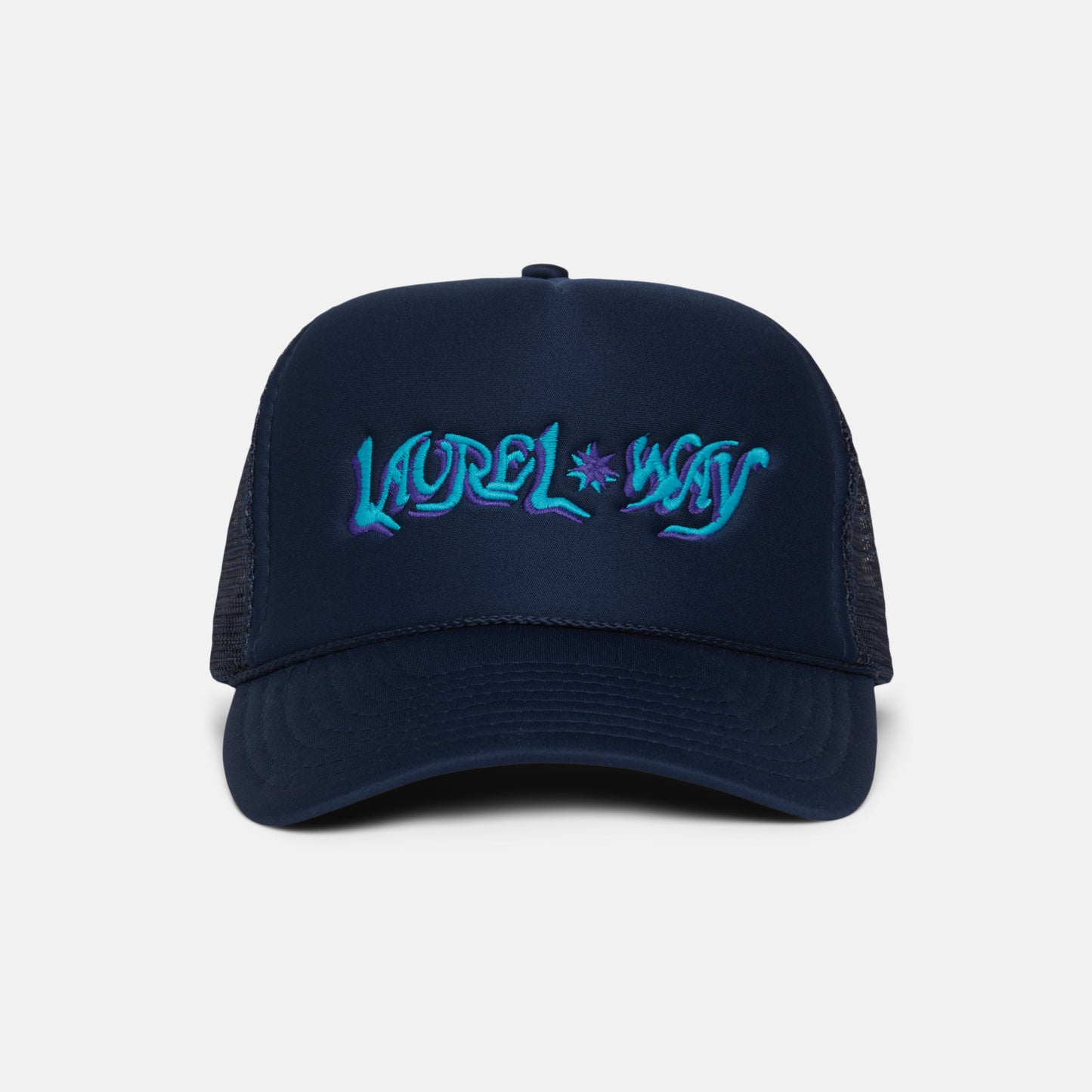 PURPLE BLUES TRUCKER HAT