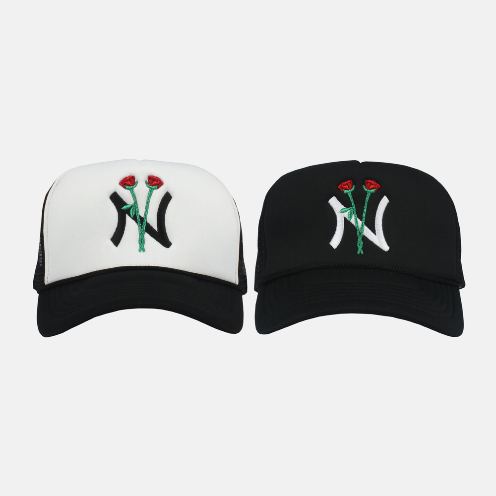 ROSES FOR NY TRUCKER HAT (YIN-YANG)