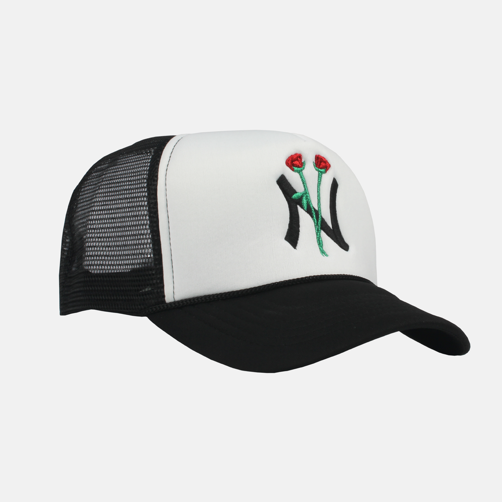 ROSES FOR NY TRUCKER HAT (YIN-YANG)