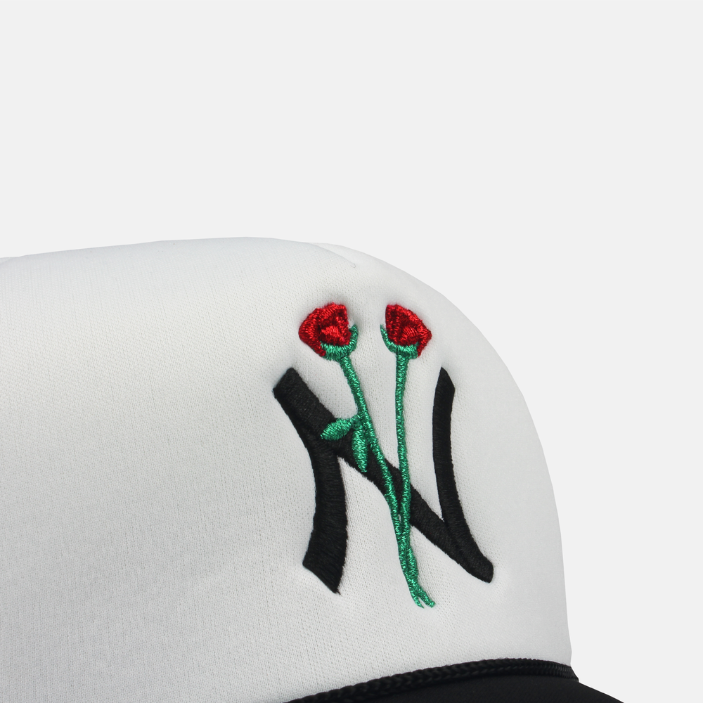 ROSES FOR NY TRUCKER HAT (YIN-YANG)
