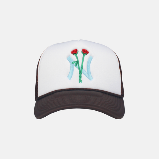ROSES FOR NY TRUCKER HAT (BLUEBIRD)