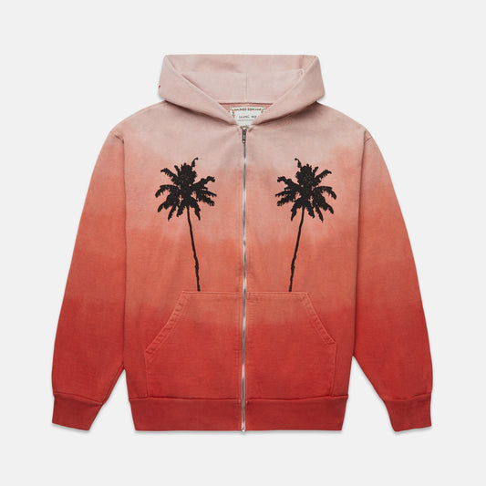 LAFD FOUNDATION SUNSET SILHOUETTE ZIP UP HOODIE